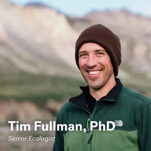 tim fullman, PhD, senior ecologist