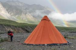 tent in the arctic