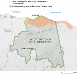 Arctic Refuge map 