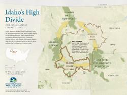 Map of Idaho's High Divide