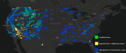 Roadless data visualization promo